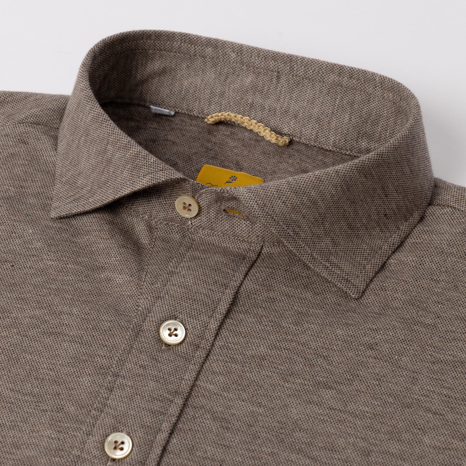 Polo Shirt "JFK" made of Cotton and Cashmere - handmade